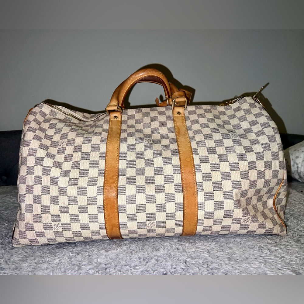 Louis Vuitton Keepall 50 Damier Azure